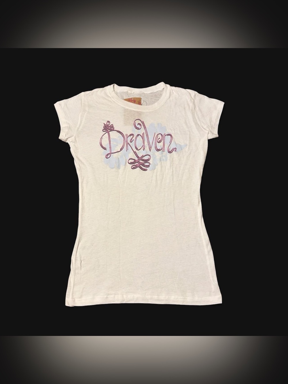 Y2K Grunge White Graphic Tee by Draven!
